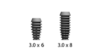 Implants with a 2.0mm Well